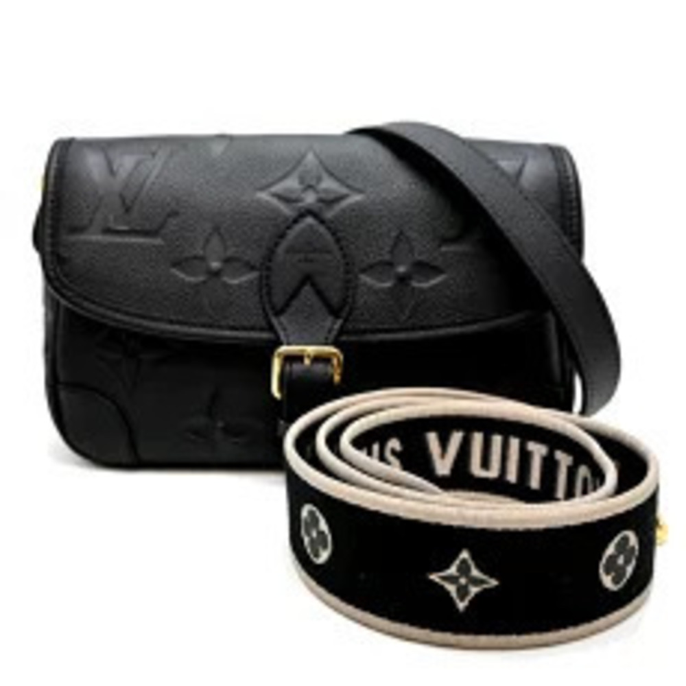 Louis Vuitton Diane Shoulder Bag Monogram Empreinte Noir Black